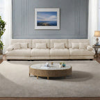 Canapé sectionnel 4 places en chenille 173.2 avec assise profonde et design modulaire