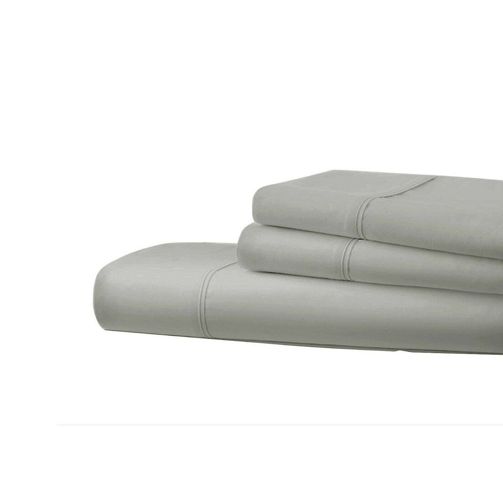 Draps doux en coton égyptien, série 1800, 6 pièces, poches profondes, 4 taies d'oreiller