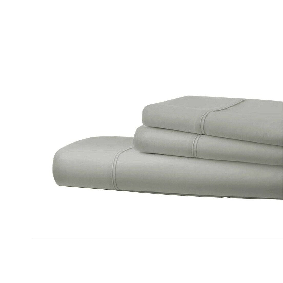 Draps doux en coton égyptien, série 1800, 6 pièces, poches profondes, 4 taies d'oreiller