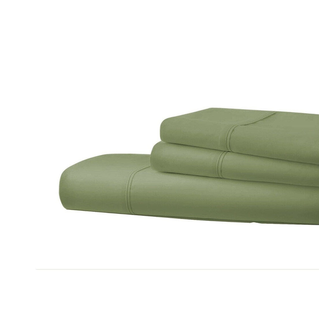 Draps doux en coton égyptien, série 1800, 6 pièces, poches profondes, 4 taies d'oreiller