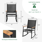 Chaises à bascule d'extérieur pour 2 personnes