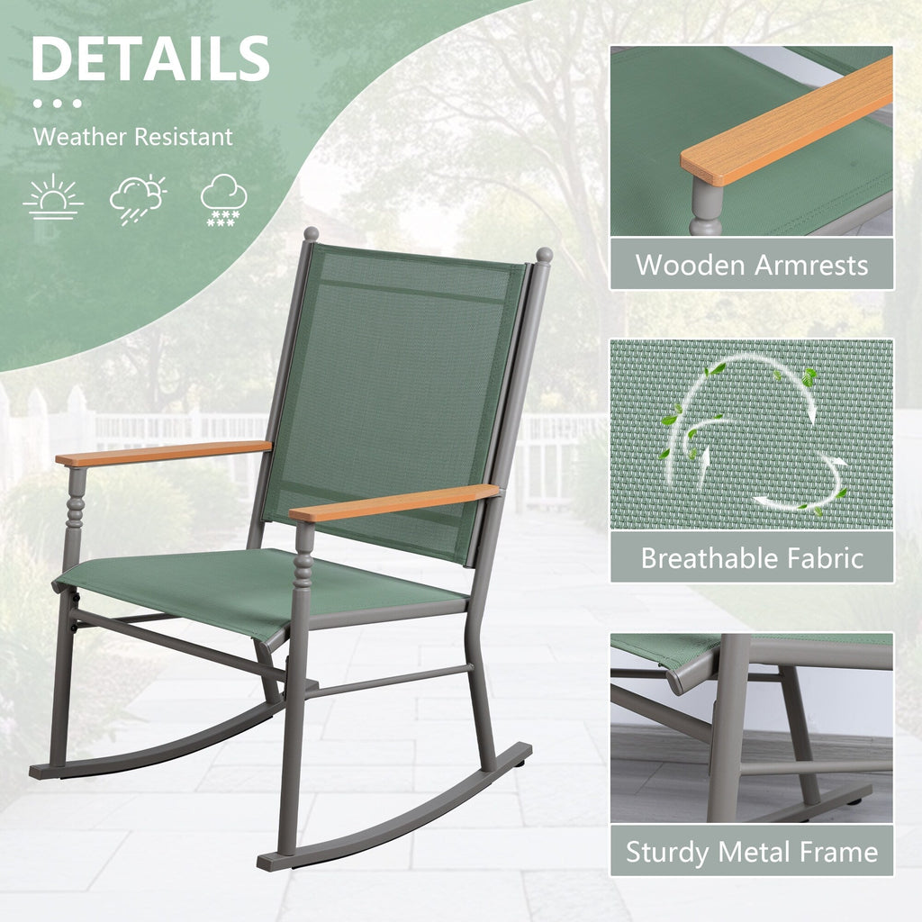 Chaises à bascule d'extérieur pour 2 personnes