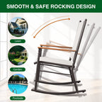 Chaises à bascule d'extérieur pour 2 personnes