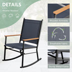 Chaises à bascule d'extérieur pour 2 personnes