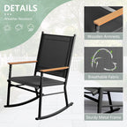 Chaises à bascule d'extérieur pour 2 personnes