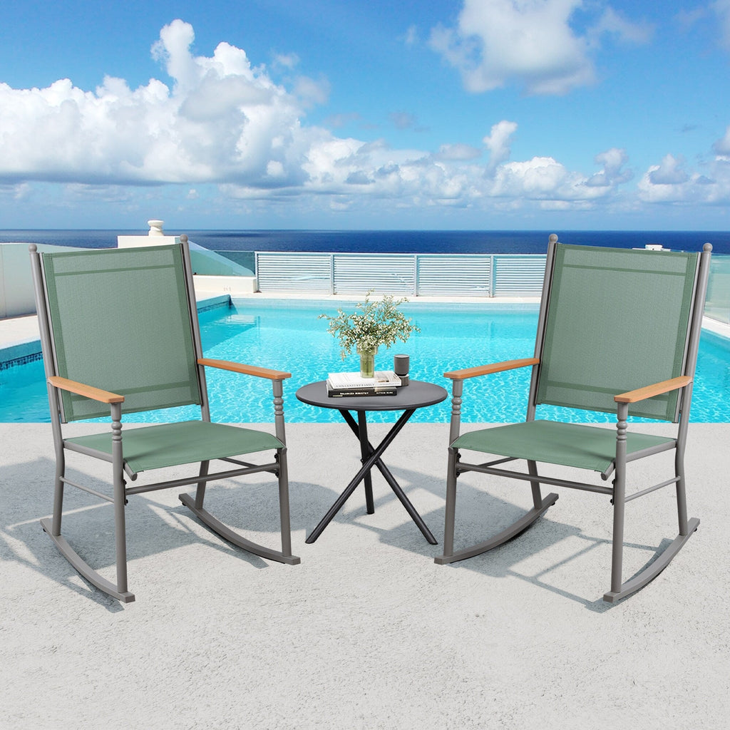 Chaises à bascule d'extérieur pour 2 personnes