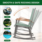 Chaises à bascule d'extérieur pour 2 personnes