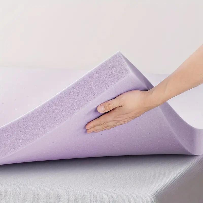 Surmatelas en mousse à mémoire de forme King Firm de 2 pouces, ventilé, rafraîchissant, infusé de gel haute densité