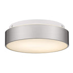 Plafonnier encastré à 2 lumières avec abat-jour en verre dépoli – 12 po L x 12 po l x 3,5 po H