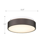 Plafonnier encastré à 2 lumières avec abat-jour en verre dépoli – 12 po L x 12 po l x 3,5 po H