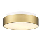 Plafonnier encastré à 2 lumières avec abat-jour en verre dépoli – 12 po L x 12 po l x 3,5 po H