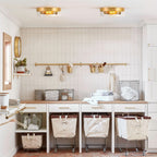 Plafonnier moderne à 2 lampes en forme de dôme, en verre transparent à bulles et à grains