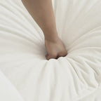 Ensemble de 2 canapés surdimensionnés extra profonds rembourrés en chenille avec canapés 3 places et causeuse