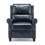 Ensemble de 2 fauteuils inclinables rembourrés avec tête de clou