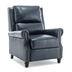 Ensemble de 2 fauteuils inclinables rembourrés avec tête de clou