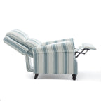 Ensemble de 2 fauteuils inclinables rembourrés avec tête de clou