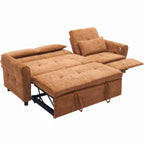 Canapé 2 en 1 avec lit gigogne et fauteuil inclinable réversible par Harper&amp;Bright Designs