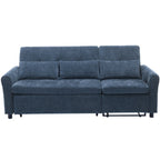 Canapé 2 en 1 avec lit gigogne et fauteuil inclinable réversible par Harper&amp;Bright Designs