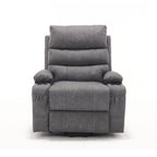 Fauteuil inclinable électrique de 21 pouces de large pour personnes âgées, massage lombaire à 8 points, chauffage, télécommande, poches latérales, porte-gobelets