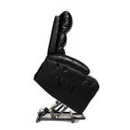 Fauteuil inclinable électrique 21 W, grand format, massage par vibrations à 8 points et chauffage lombaire, télécommande, poches latérales, porte-gobelets