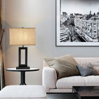 Ensemble de 22 lampes de table USB grises à commande tactile