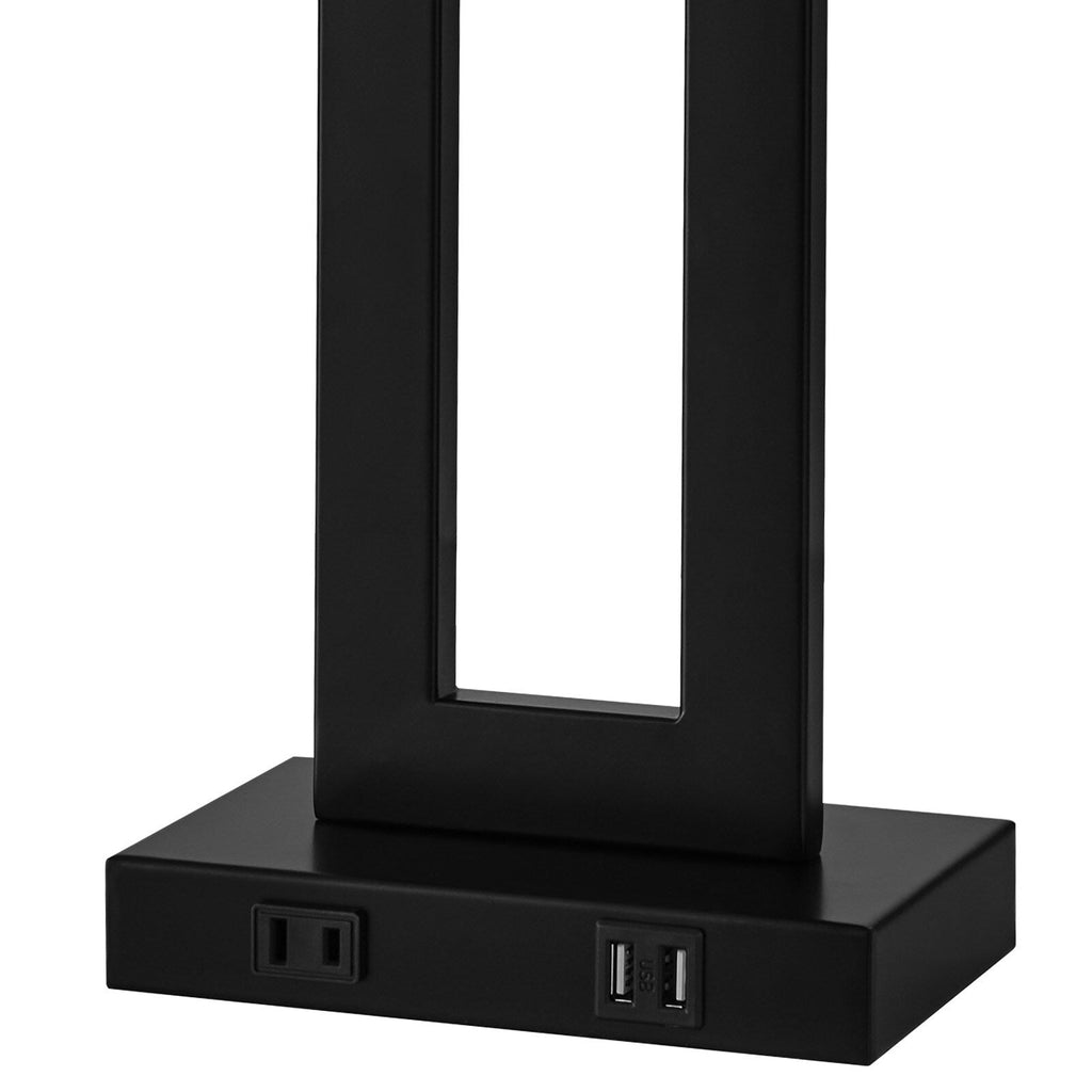 Ensemble de 22 lampes de table USB grises à commande tactile