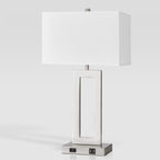 Ensemble de 22 lampes de table USB grises à commande tactile