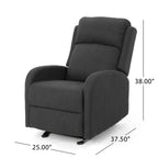 Fauteuil inclinable standard à bascule manuel de 25 po de large