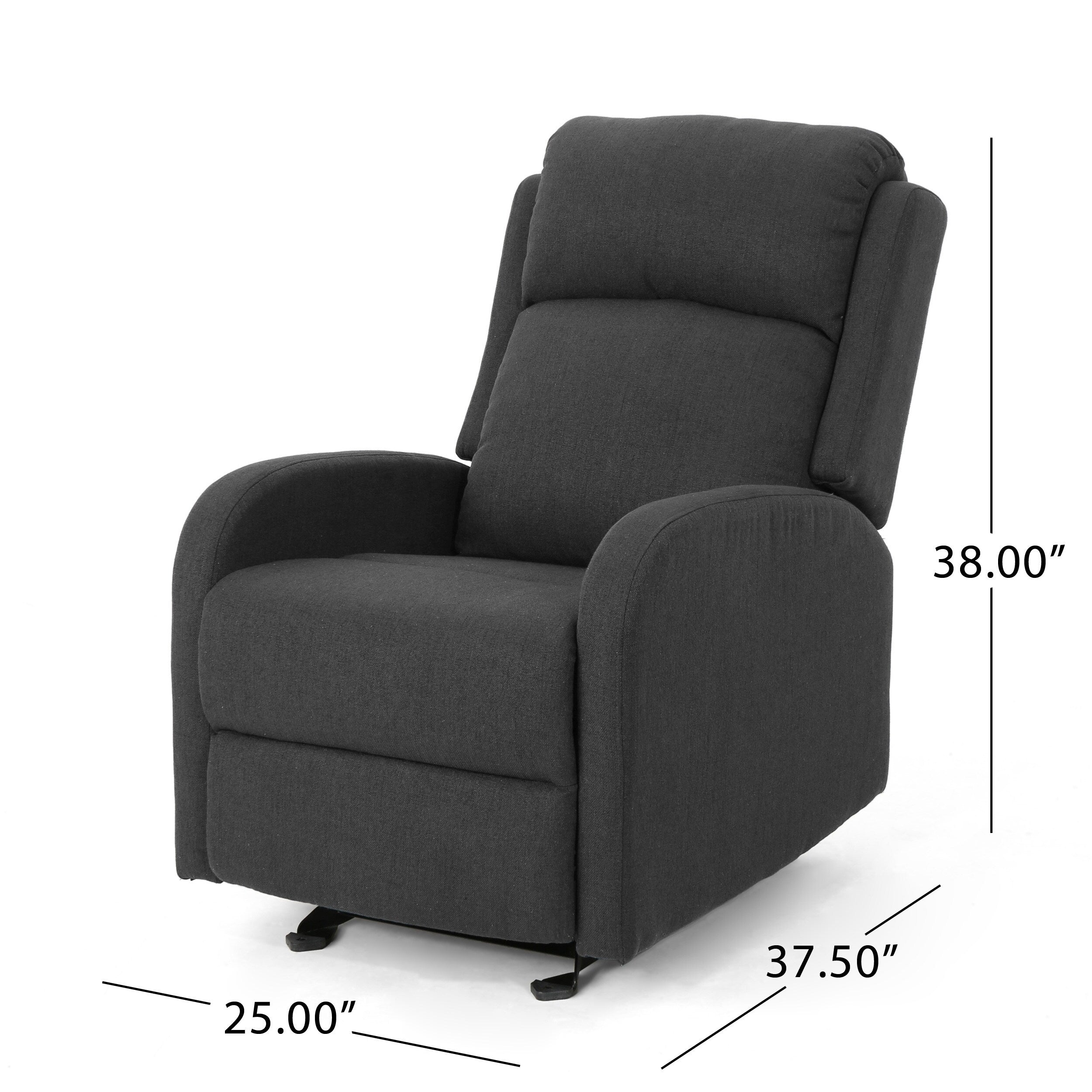 Fauteuil inclinable standard à bascule manuel de 25 po de large