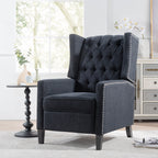 Fauteuil inclinable manuel en tissu large de 27,16 pouces