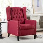 Fauteuil inclinable manuel en tissu large de 27,16 pouces