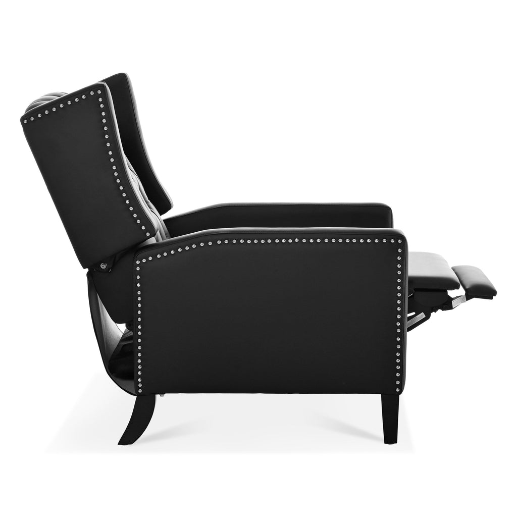 Fauteuil inclinable manuel en tissu large de 27,16 pouces