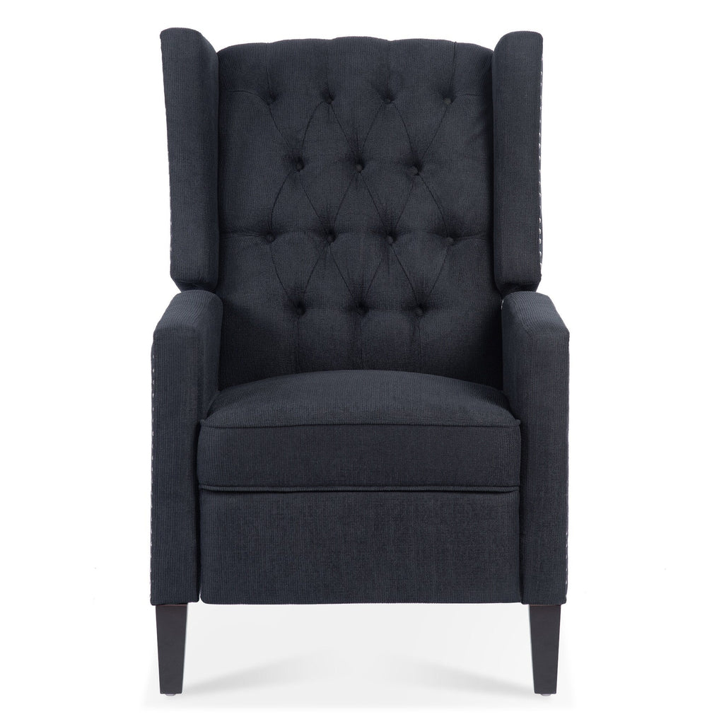 Fauteuil inclinable manuel en tissu large de 27,16 pouces