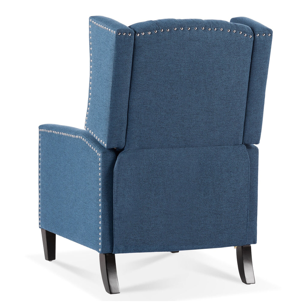 Fauteuil inclinable manuel en tissu large de 27,16 pouces