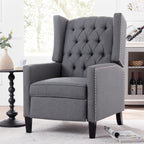 Fauteuil inclinable manuel en tissu large de 27,16 pouces