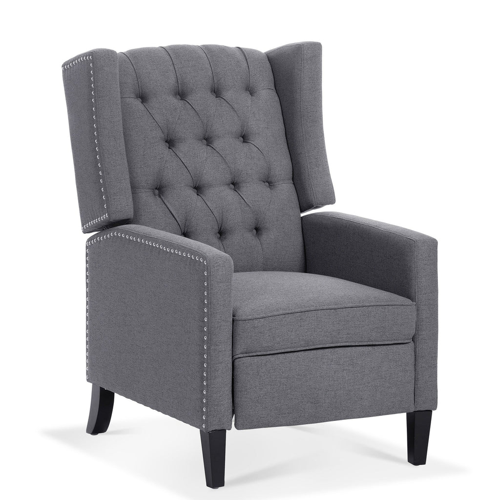 Fauteuil inclinable manuel en tissu large de 27,16 pouces