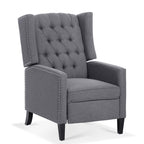 Fauteuil inclinable manuel en tissu large de 27,16 pouces