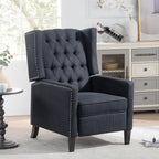 Fauteuil inclinable manuel en tissu large de 27,16 pouces
