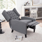 Fauteuil inclinable manuel en tissu large de 27,16 pouces
