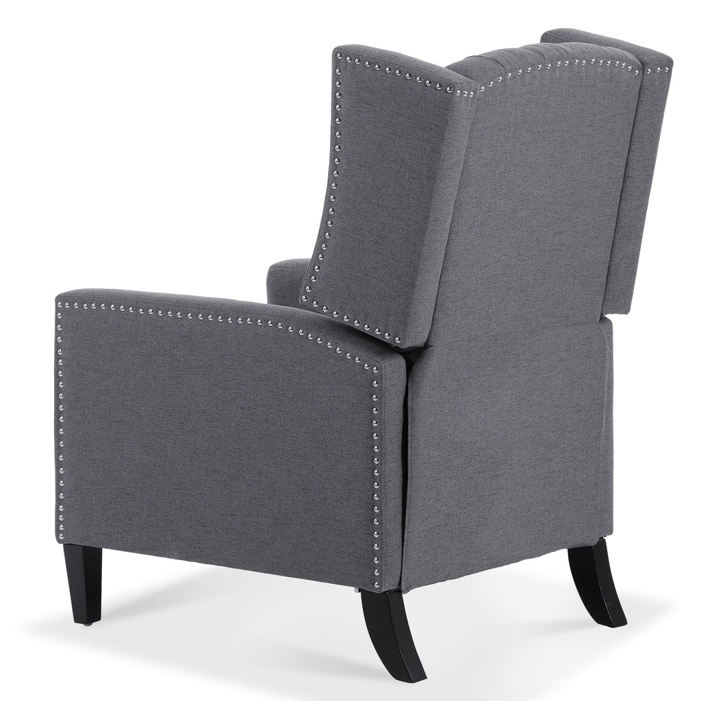 Fauteuil inclinable manuel en tissu large de 27,16 pouces