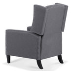 Fauteuil inclinable manuel en tissu large de 27,16 pouces