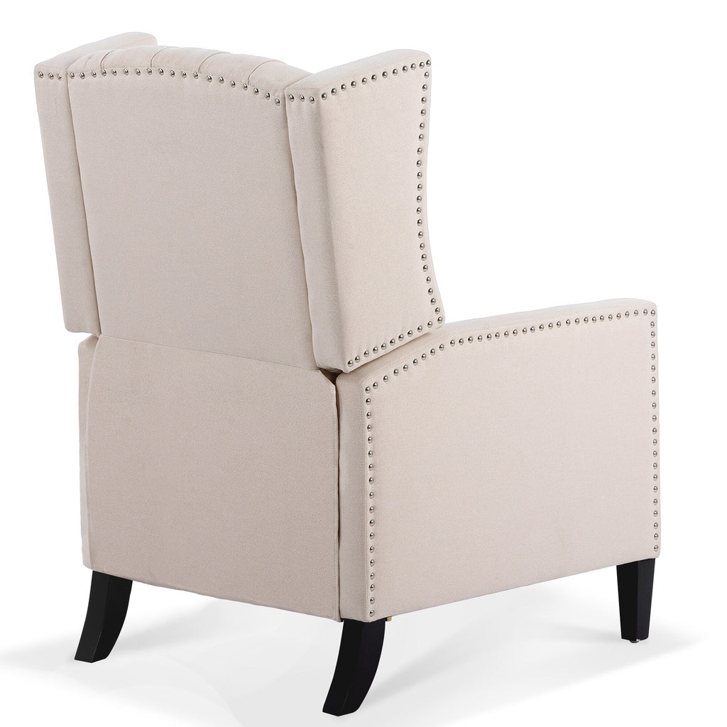 Fauteuil inclinable manuel en tissu large de 27,16 pouces