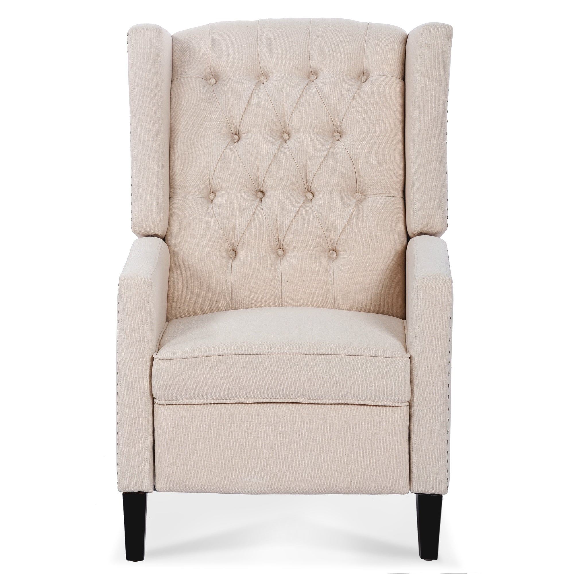 Fauteuil inclinable manuel en tissu large de 27,16 pouces