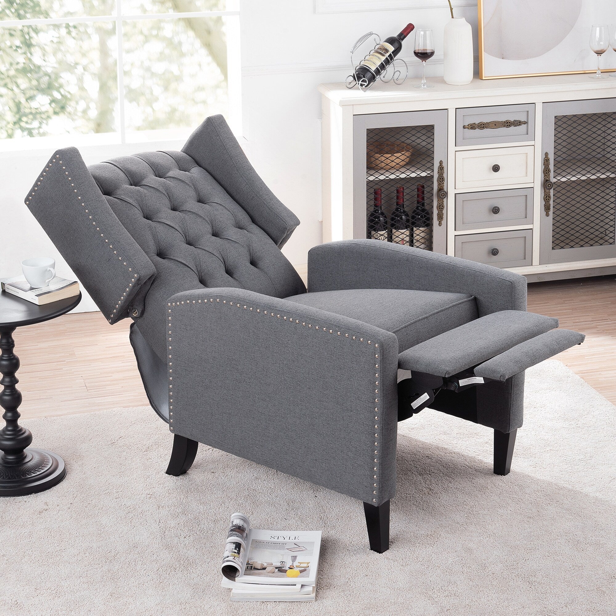 Fauteuil inclinable manuel large de 27,16 pouces