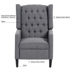 Fauteuil inclinable manuel large de 27,16 pouces