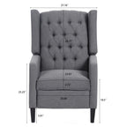 Fauteuil inclinable manuel large de 27,16 pouces