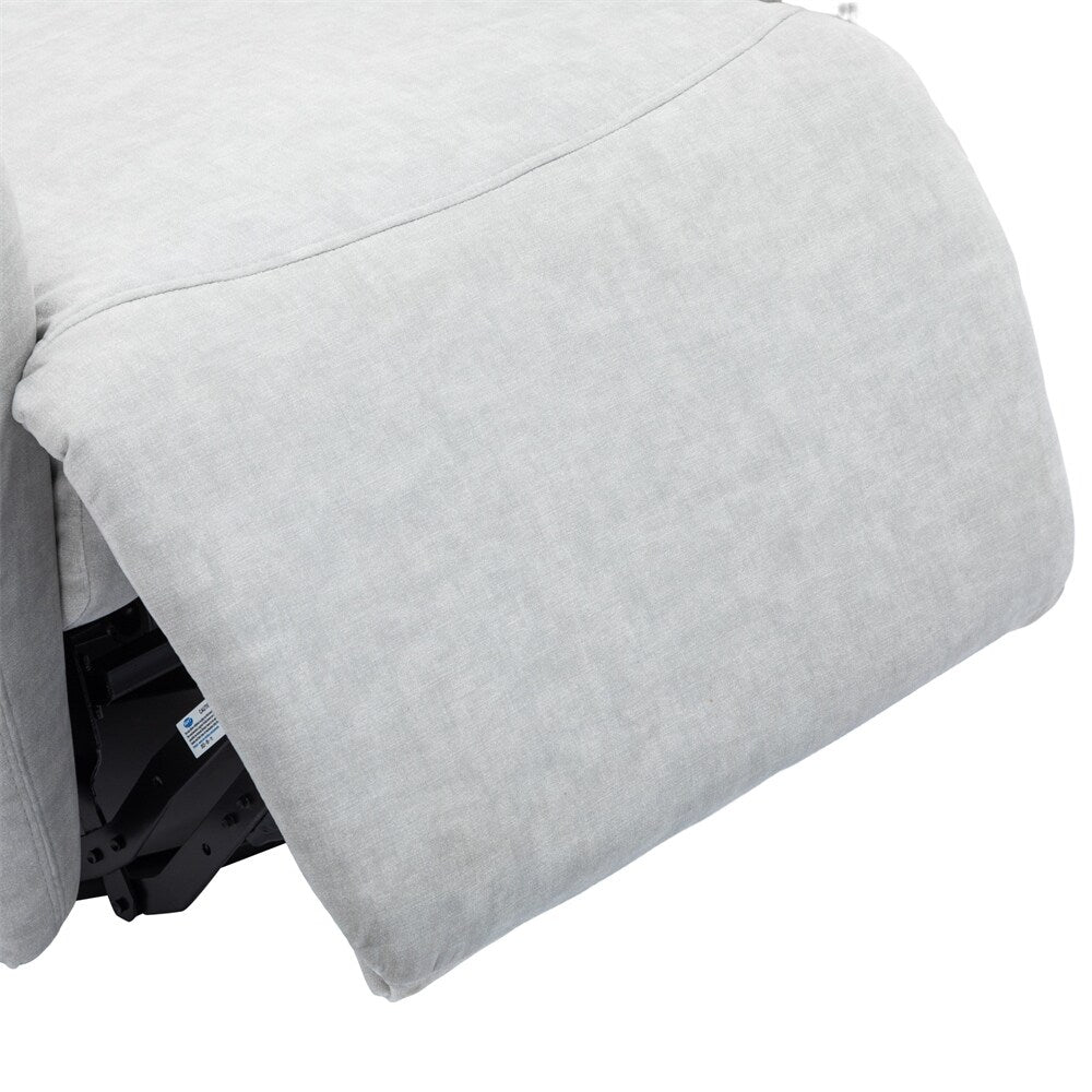 Fauteuil inclinable électrique pivotant à 270 degrés avec support de téléphone