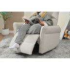 Fauteuil inclinable pivotant à 270° pour adultes, fauteuil inclinable pivotant à bascule, petit fauteuil inclinable électrique