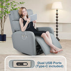 Fauteuil inclinable à bascule pivotant à 270°