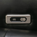 Fauteuil inclinable électrique pivotant à 270°, fauteuil multimédia avec multi-plateau et rangement